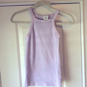 Lavender stretch tank top - one size - never worn